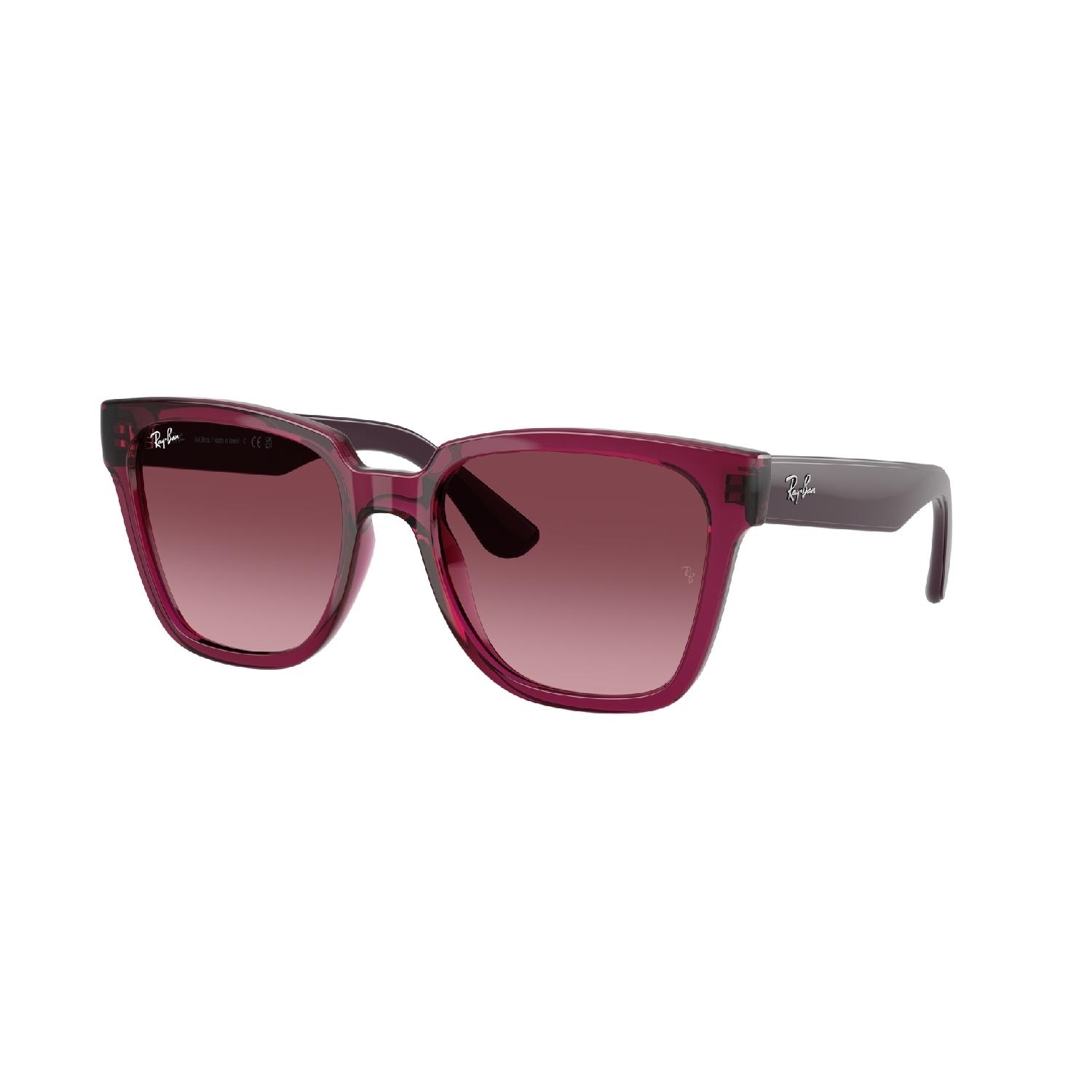 Óculos de Sol RB4437L-65668H-55 Ray Ban Quadrado Violeta Injetado