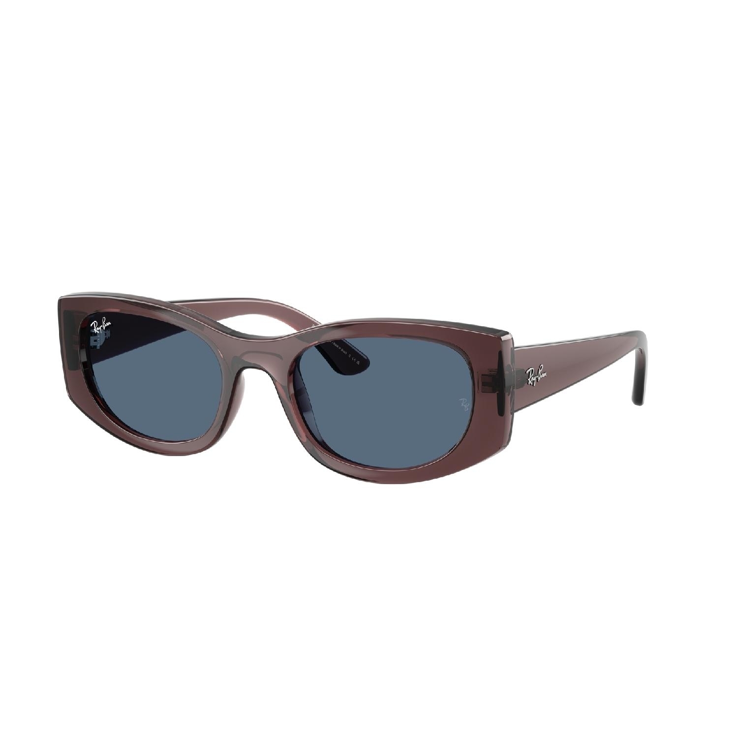 Óculos de Sol RB4446L-678580-54 Ray Ban Oval Marrom Injetado