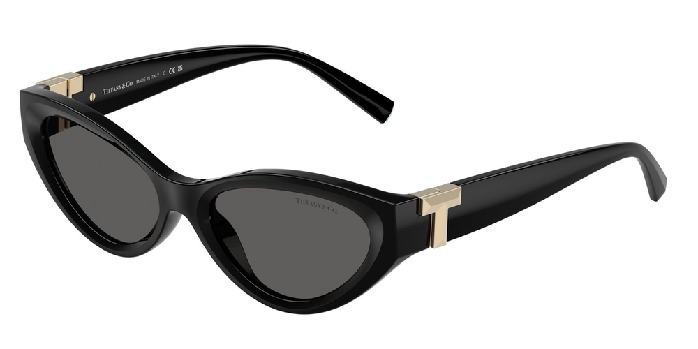 Óculos de Sol TF4225U-8001S4-54 Tiffany & Co Oval Preto Injetado