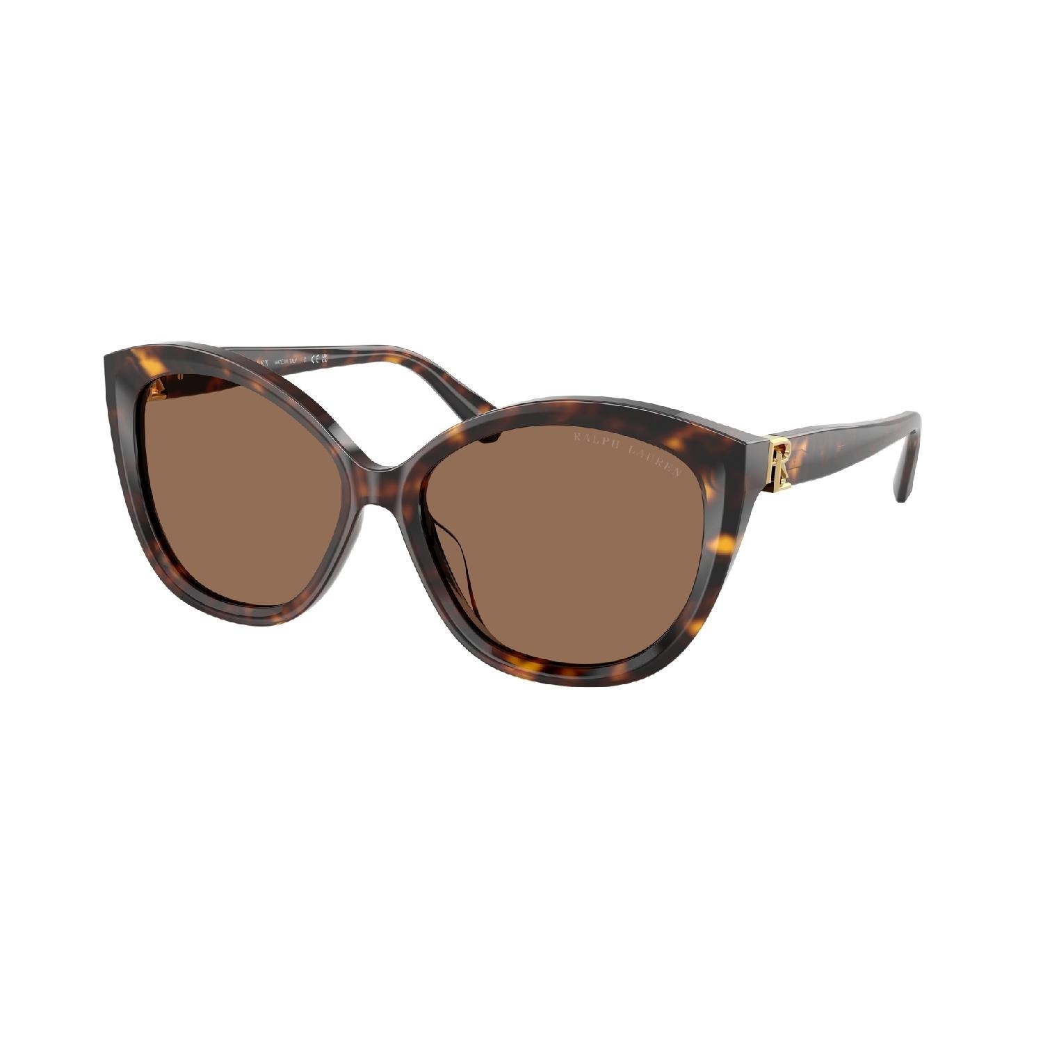 Óculos de Sol RL8225U-500373-57 Ralph Lauren Borboleta Marrom Acetato