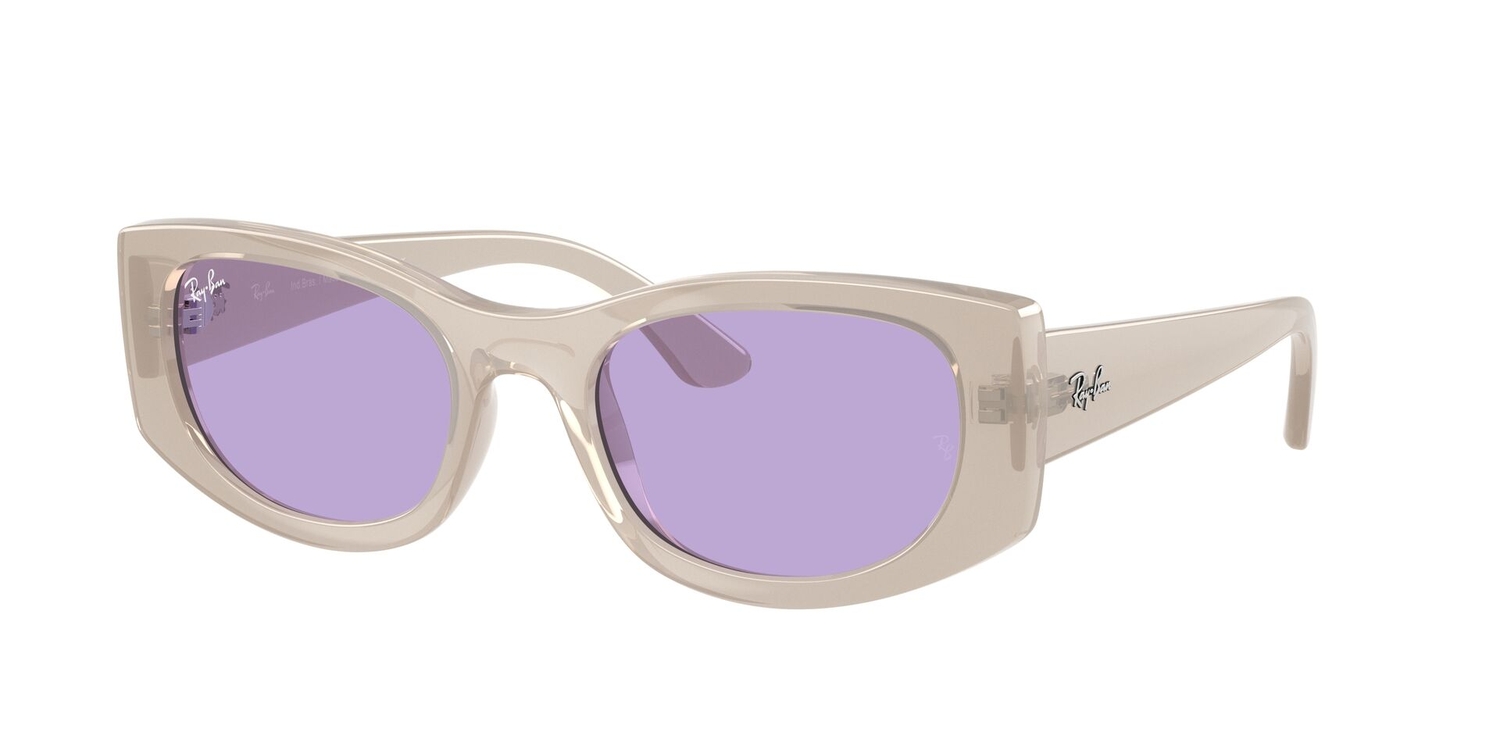Óculos de Sol RB4446L-67861A-54 Ray Ban Oval Bege Injetado