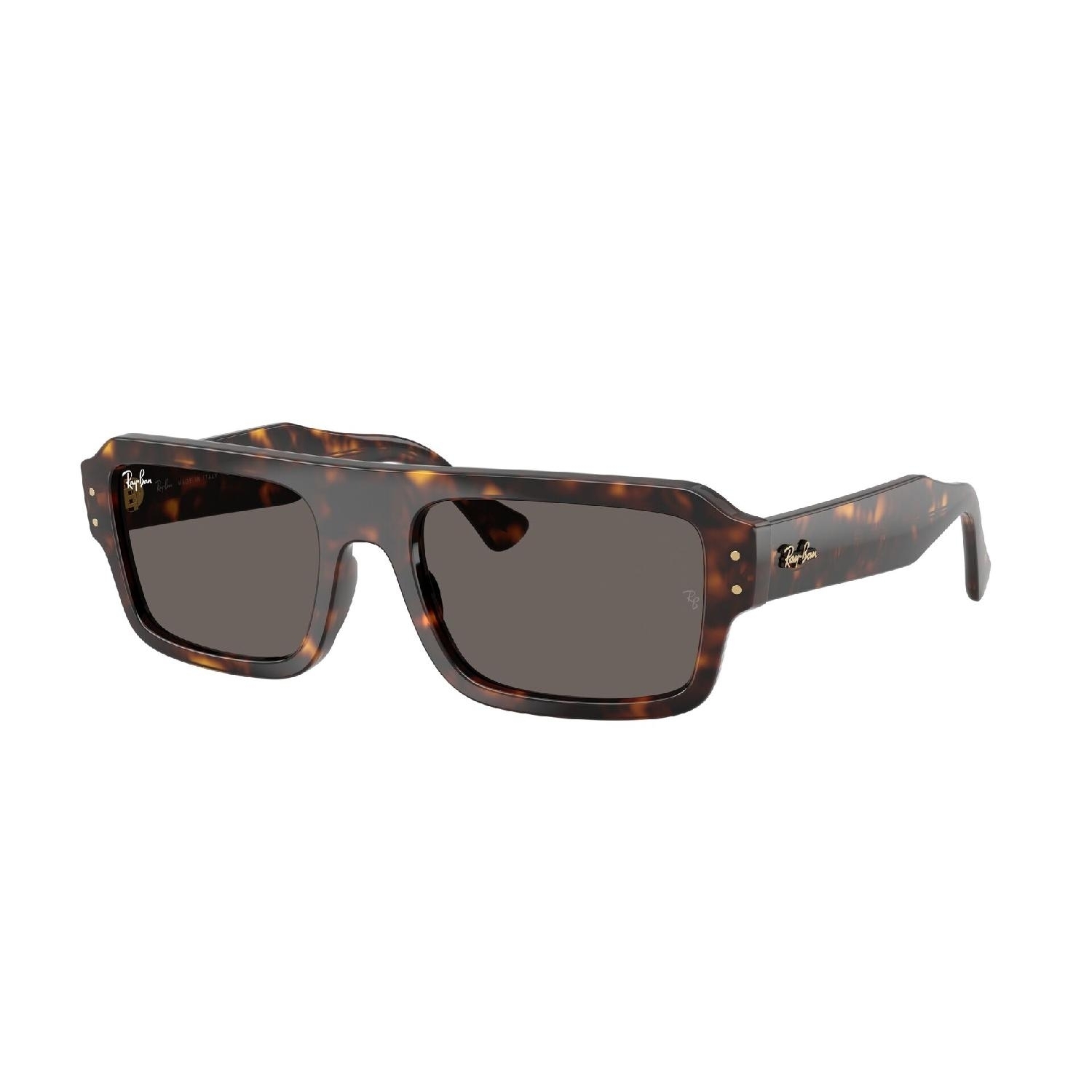 Óculos de Sol RB4454-1359B1-56 Ray Ban Retangular Tartaruga Acetato Moldado