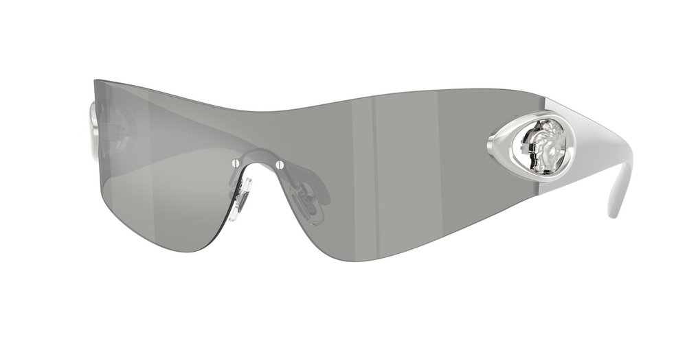 Óculos de Sol VE2280-10006G-42 Versace Irregular Cinza Metal