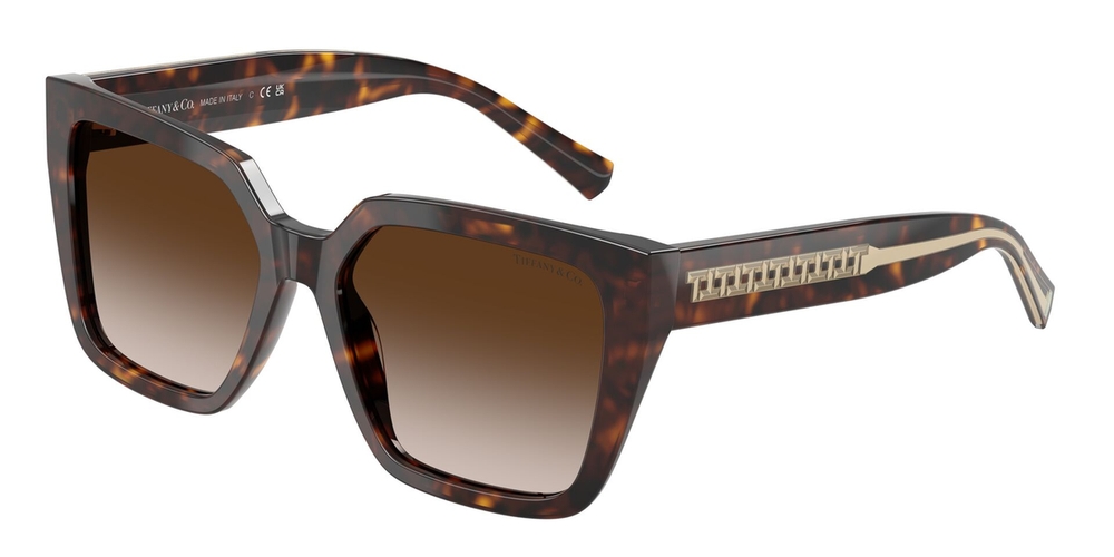 Óculos de Sol TF4235-80153B-55 Tiffany & Co Quadrado Tartaruga Acetato