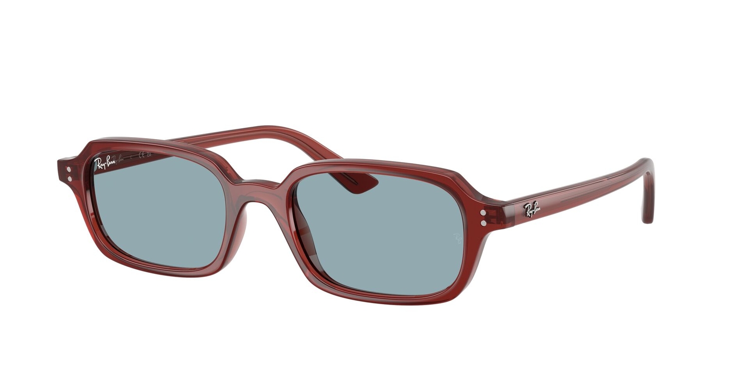 Óculos de Sol RB4455-680980-52 Ray Ban Retangular Com Cantos Arredondados Marrom Injetado