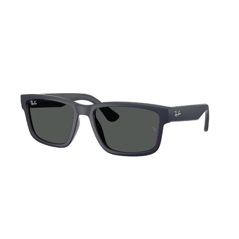 Óculos de Sol RB4438L-666987-58 Ray Ban Retangular Azul Injetado