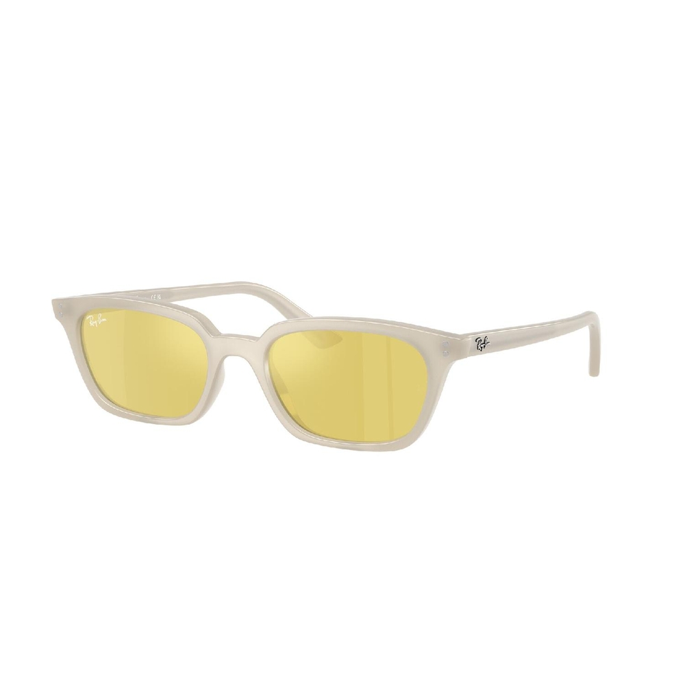 Óculos de Sol RB4456-68086D-53 Ray Ban Retangular Com Cantos Arredondados Branco Injetado