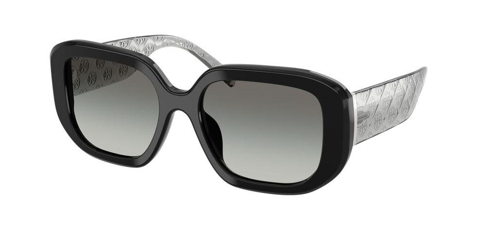 Óculos de Sol TY7218U-170911-54 Tory Burch Quadrado Preto Acetato