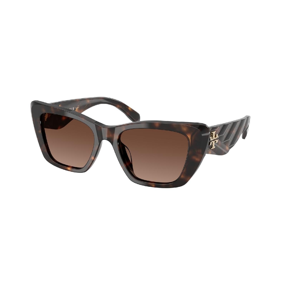 Óculos de Sol TY7216U-1964T5-52 POL Tory Burch Gatinho Tartaruga Acetato