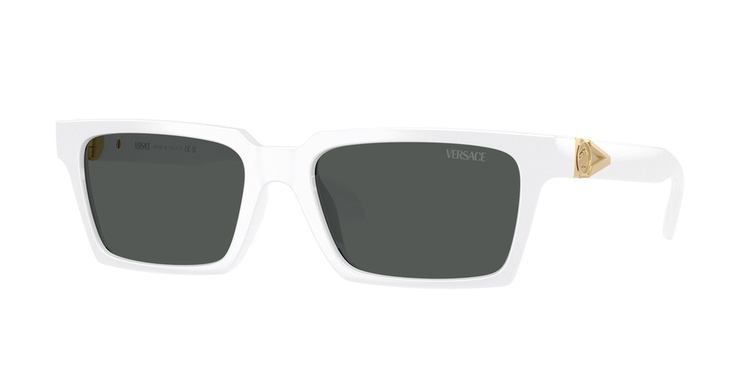 Óculos de Sol VE4490U-31487-55 Versace Retangular Branco Injetado