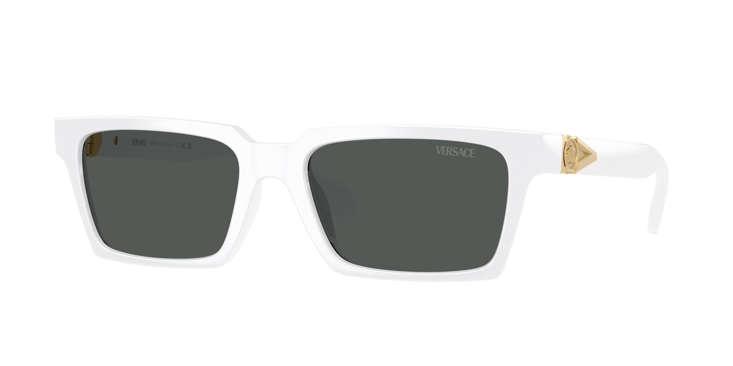 Óculos de Sol VE4490U-31487-55 Versace Retangular Branco Injetado