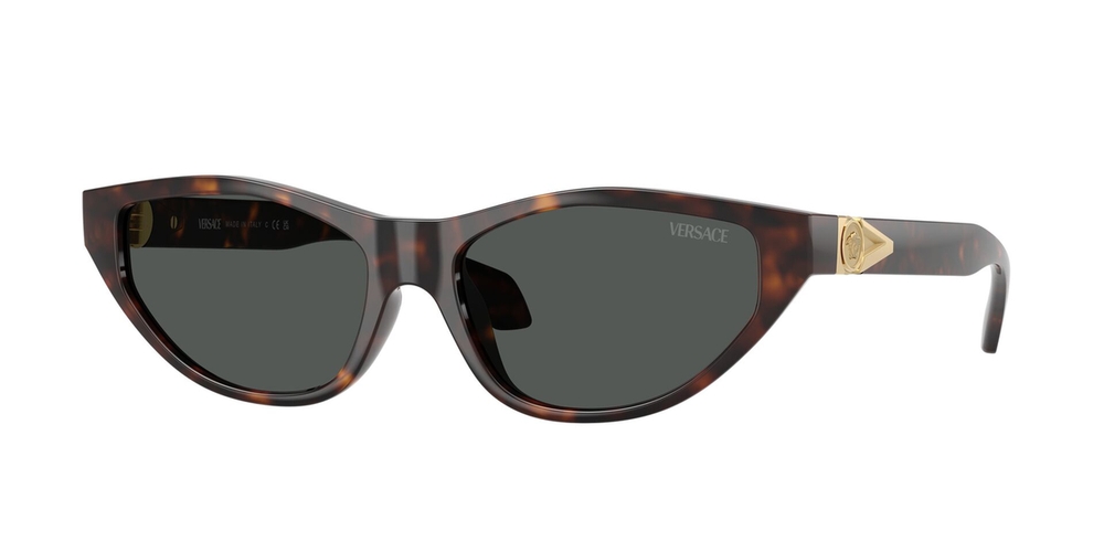 Óculos de Sol VE4491U-10887-55 Versace Gatinho Tartaruga Injetado
