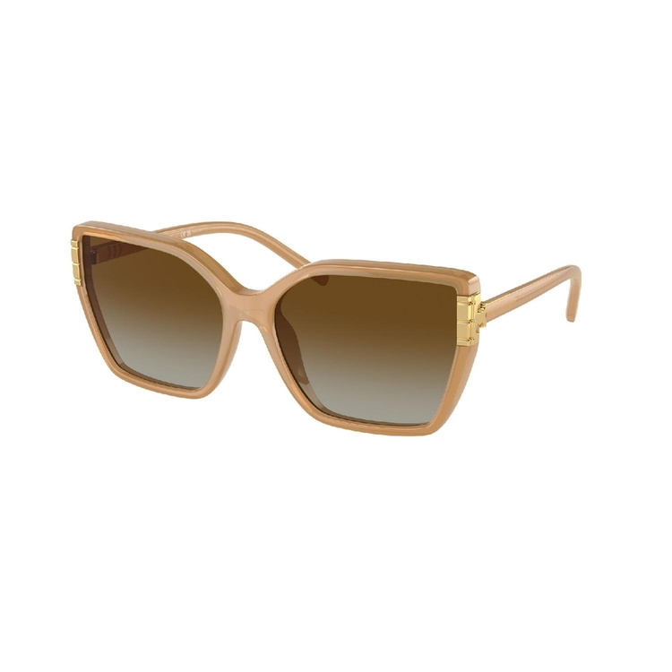 Óculos de Sol TY9076U-1965T5-58 POL Tory Burch Quadrado Marrom Injetado