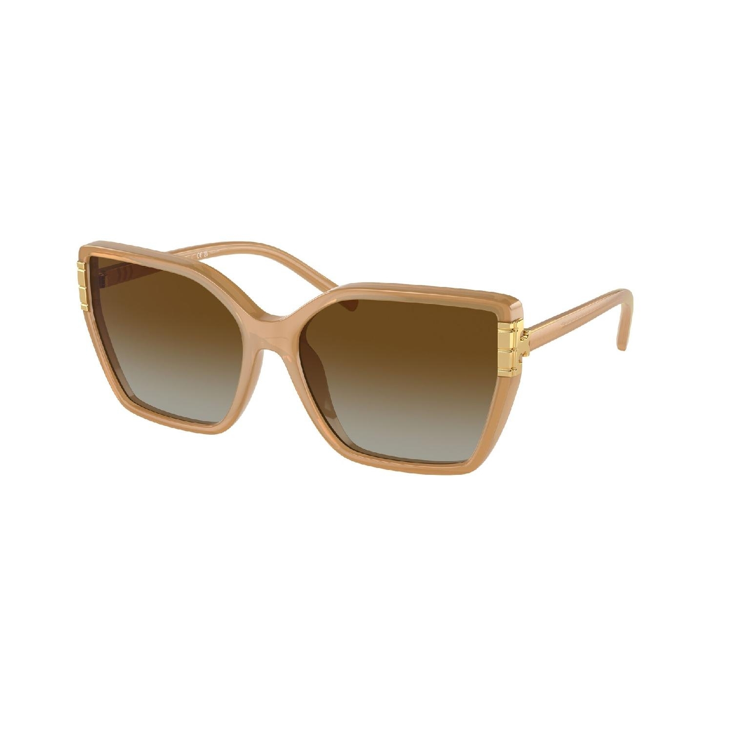 Óculos de Sol TY9076U-1965T5-58 POL Tory Burch Quadrado Marrom Injetado