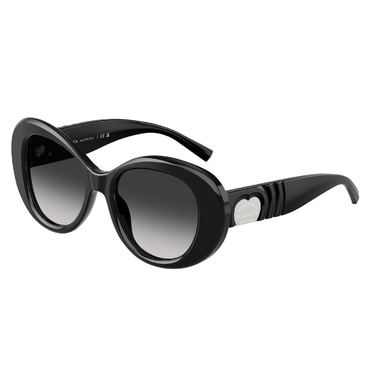Óculos de Sol TF4228-80013C-52 Tiffany & Co Redondo Preto Acetato