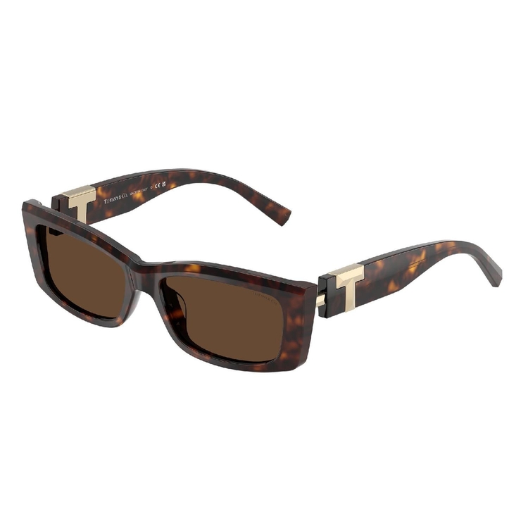 Óculos de Sol TF4240U-80153G-54 Tiffany & Co Retangular Tartaruga Acetato