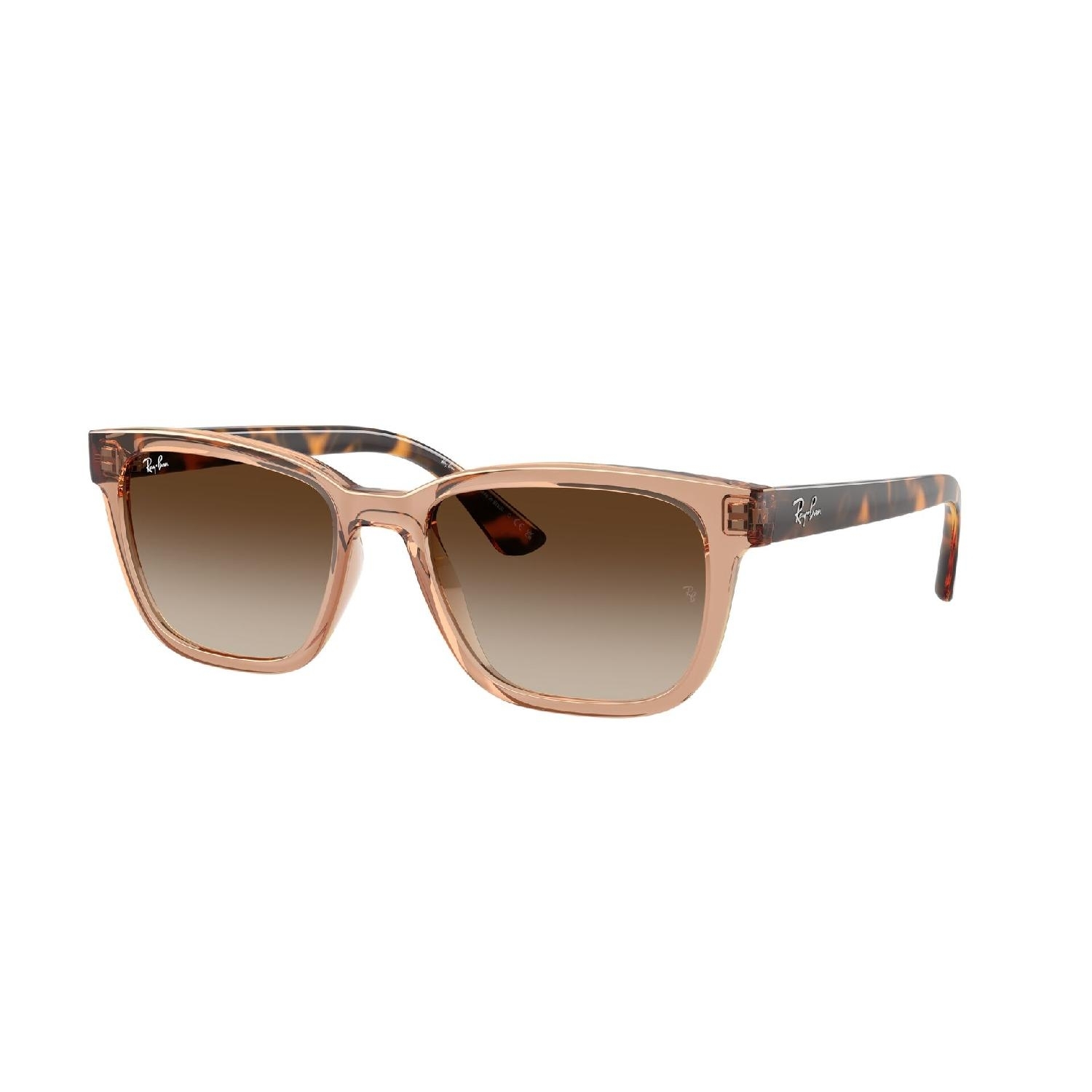 Óculos de Sol RB4448L-679913-56 Ray Ban Retangular Marrom Injetado