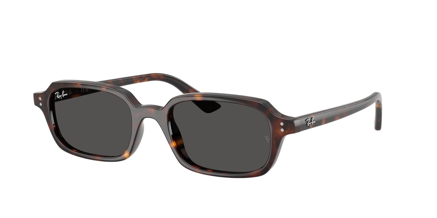 Óculos de Sol RB4455-135987-52 Ray Ban Retangular Com Cantos Arredondados Tartaruga Injetado