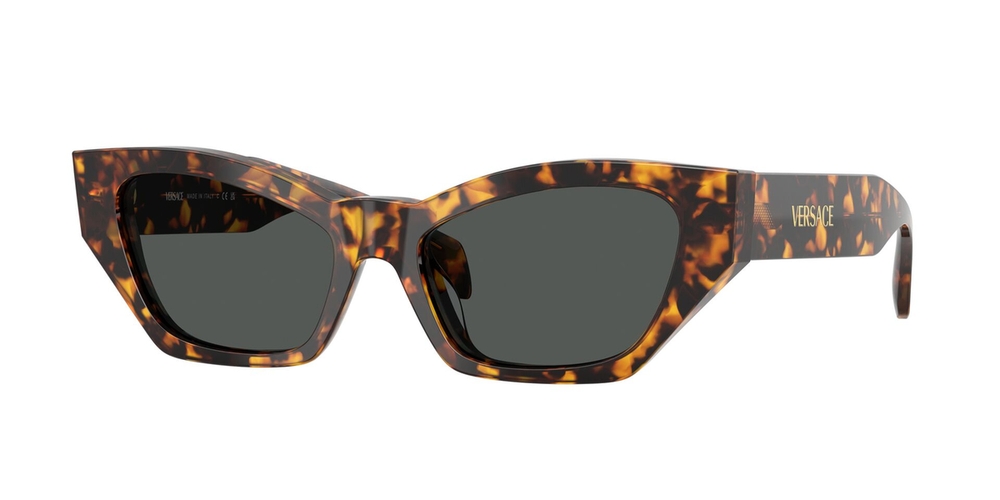 Óculos de Sol VE4488U-551487-53 Versace Gatinho Tartaruga Acetato