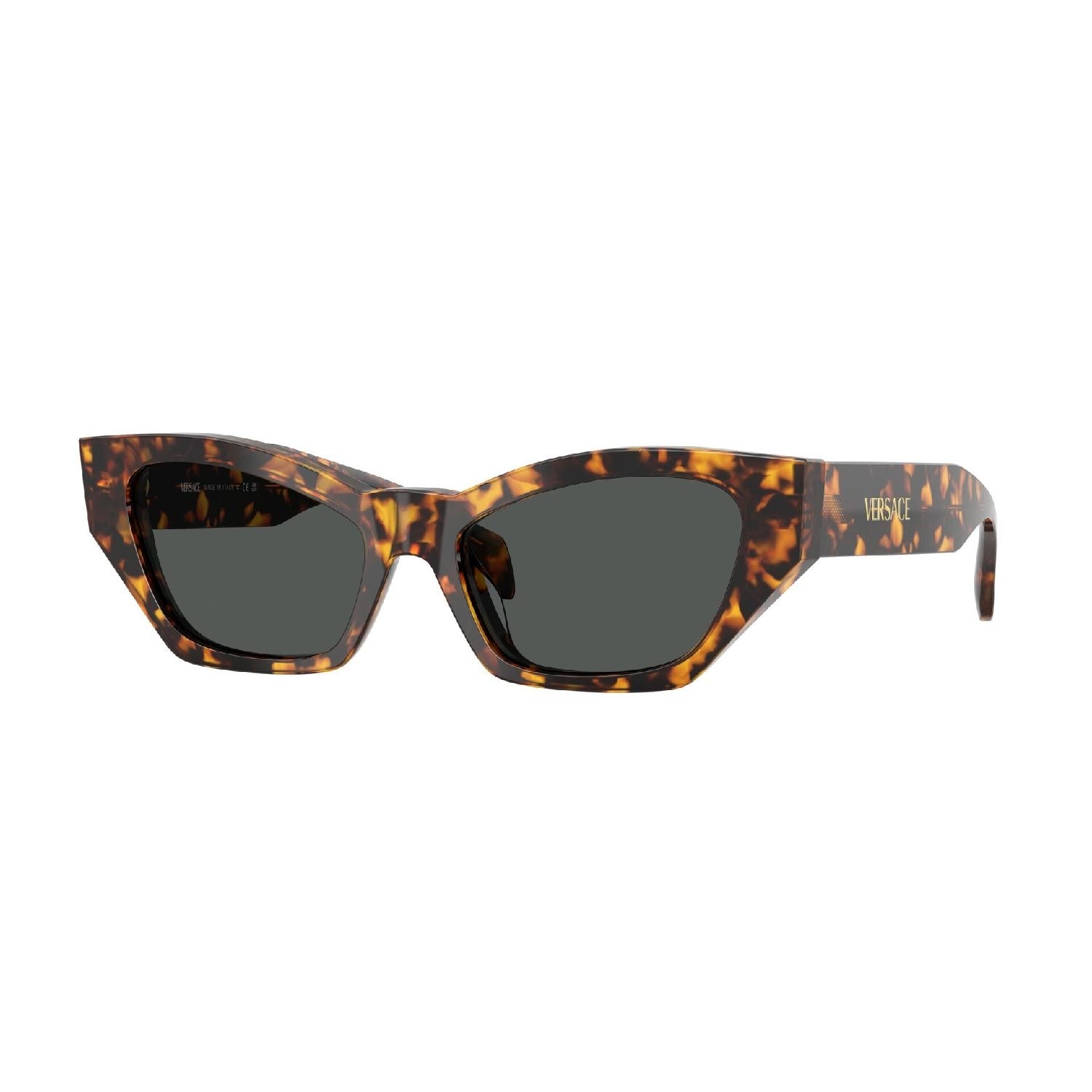 Óculos de Sol VE4488U-551487-53 Versace Gatinho Tartaruga Acetato