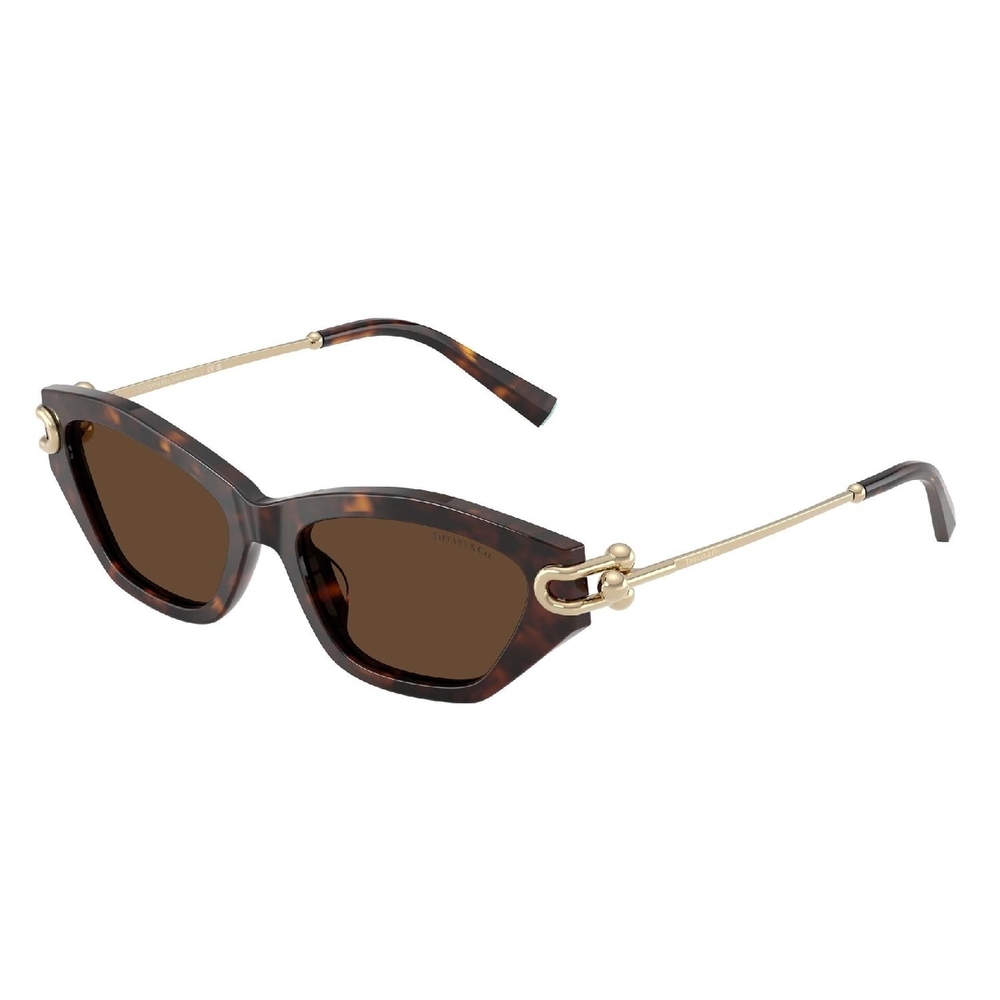 Óculos de Sol TF4231U-80153G-53 Tiffany & Co Gatinho Tartaruga Acetato