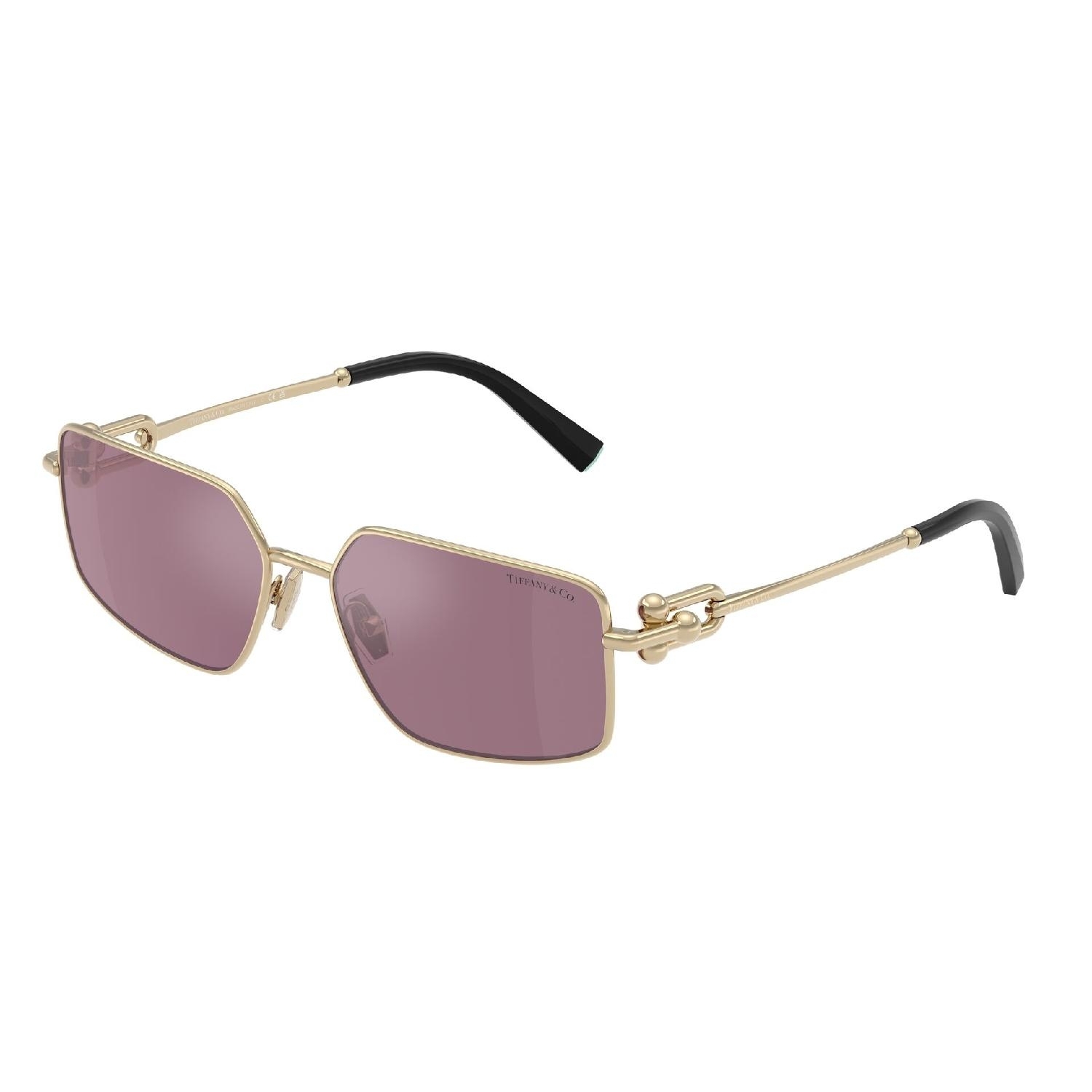 Óculos de Sol TF3111-6194AK-58 Tiffany & Co Retangular Ouro Metal