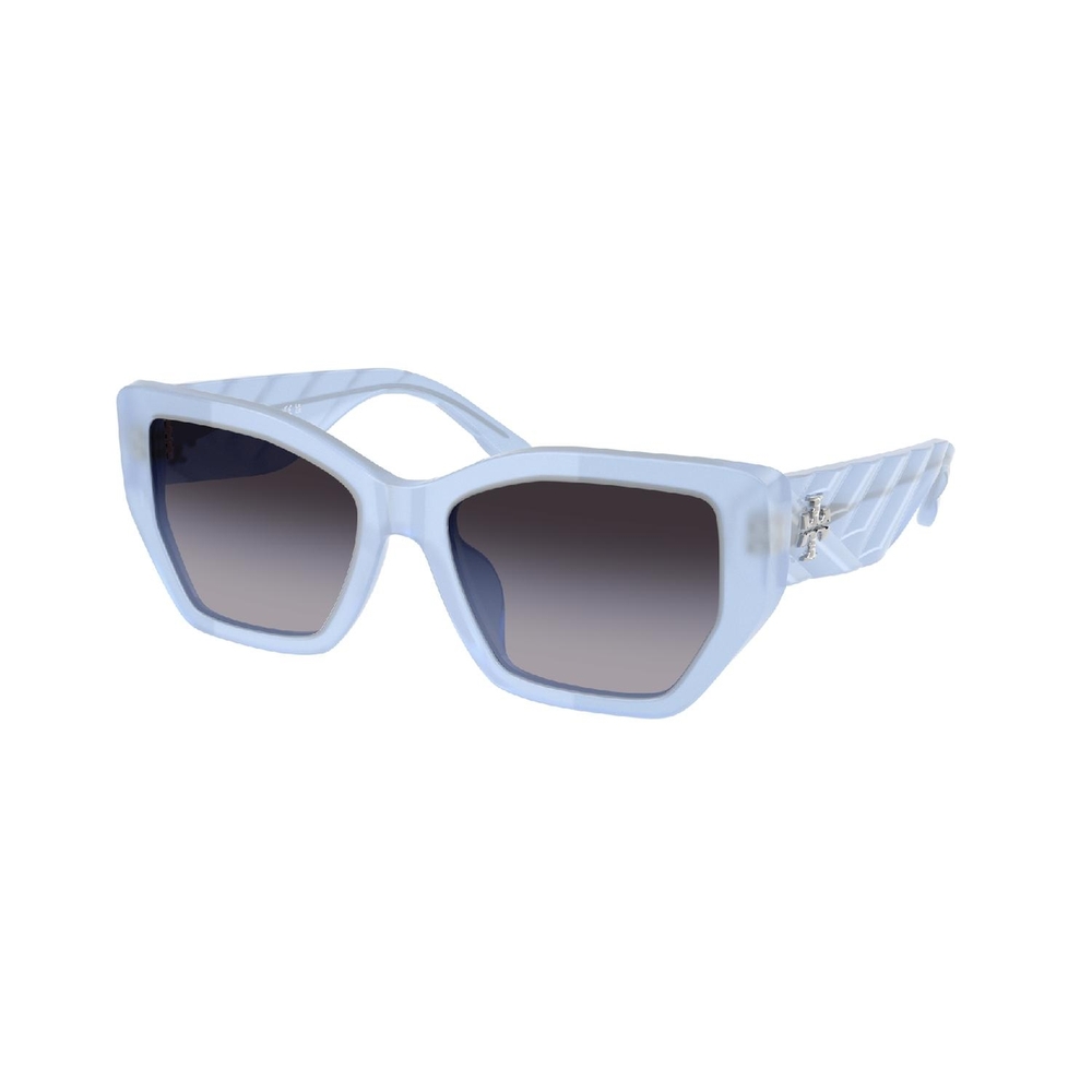 Óculos de Sol TY7187U-19698G-53 Tory Burch Irregular Azul Acetato