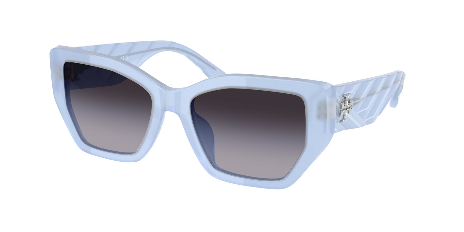 Óculos de Sol TY7187U-19698G-53 Tory Burch Irregular Azul Acetato