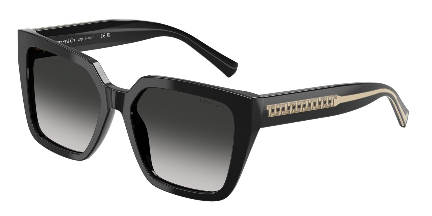 Óculos de Sol TF4235-80013C-55 Tiffany & Co Quadrado Preto Acetato