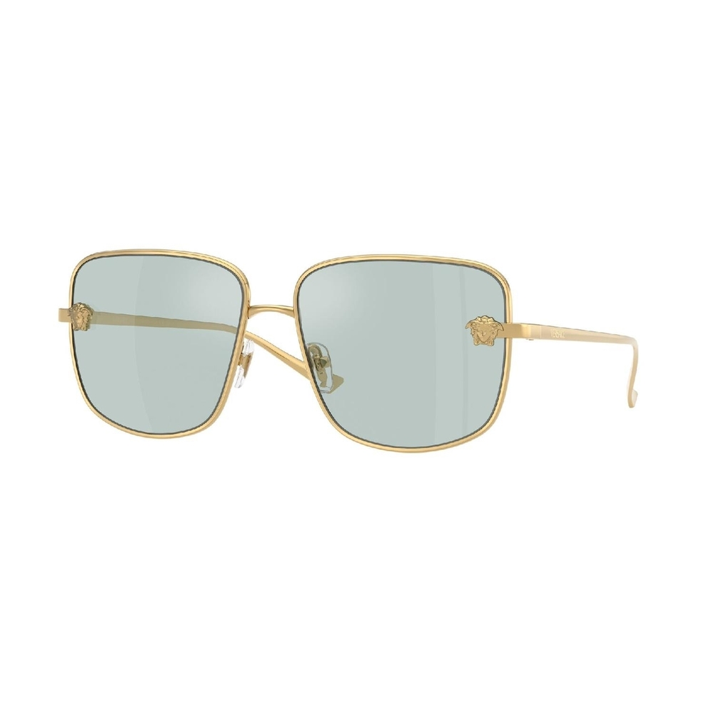 Óculos de Sol VE2282-10029C-59 Versace Quadrado Ouro Metal
