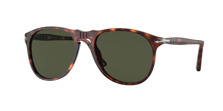 Óculos de Sol PO9649S-2431-55 Persol Piloto Tartaruga Acetato