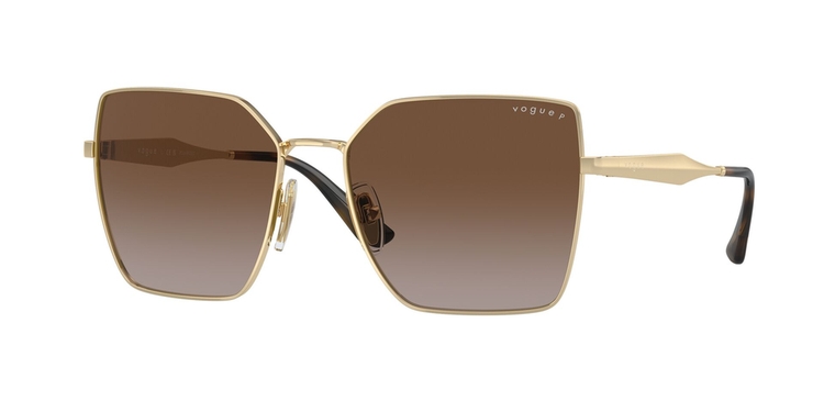 Óculos de Sol VO4284S-848T5-56 Vogue Quadrado Ouro Metal