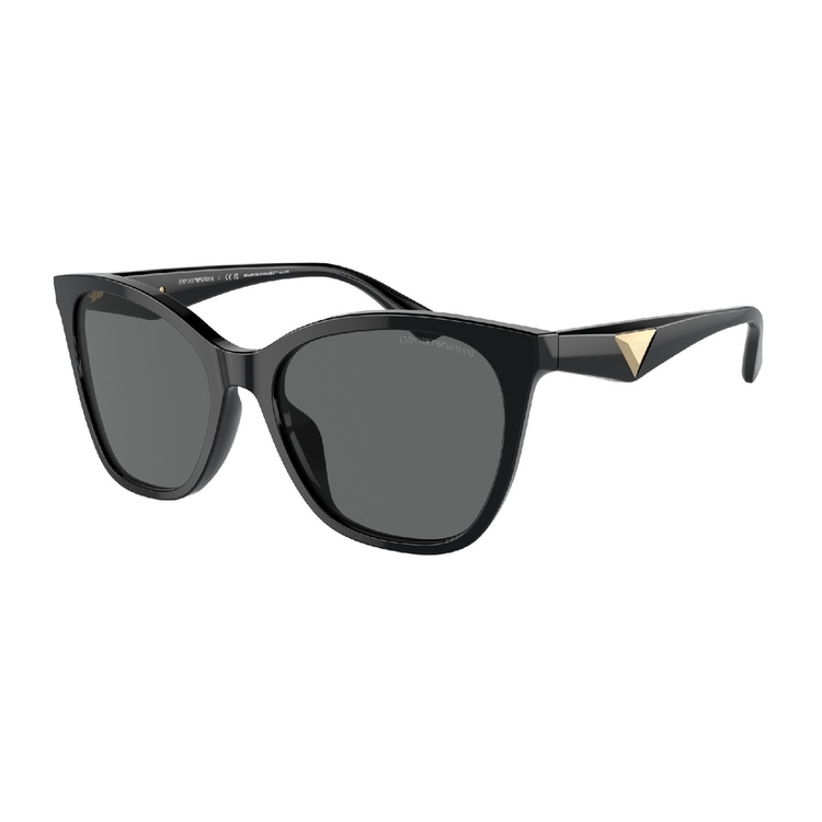 Óculos de Sol EA4222U-501787-56 Emporio Armani Borboleta Preto Acetato