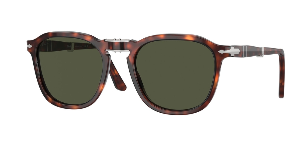 Óculos de Sol PO3345S-2431-54 Persol Quadrado Tartaruga Acetato
