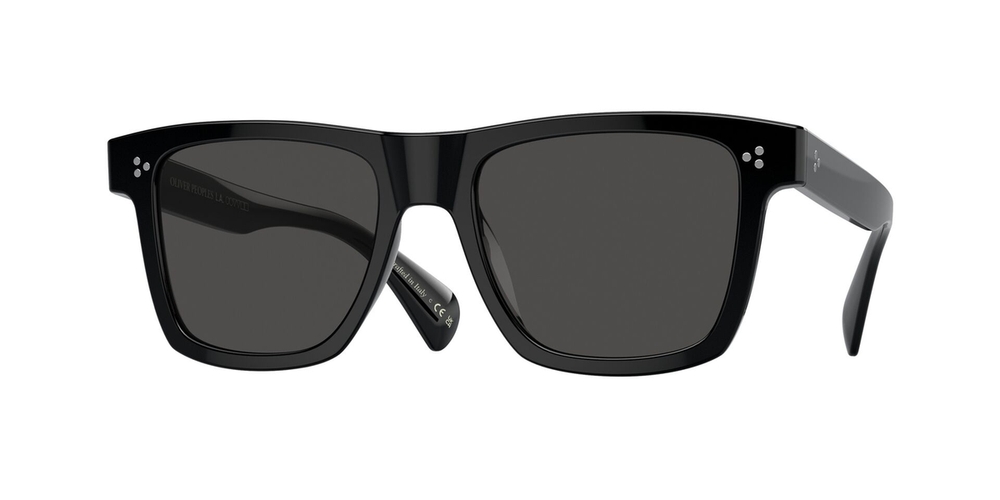 Óculos de Sol OV5444SU-100587-54 Oliver Peoples Retangular Preto Acetato