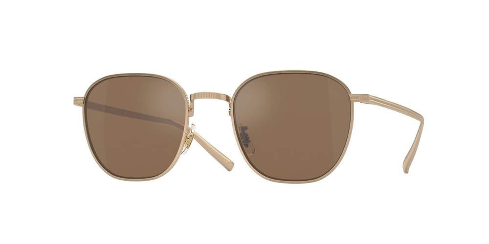 Óculos de Sol OV1329ST-5035G8-49 Oliver Peoples Quadrado Ouro Titânio