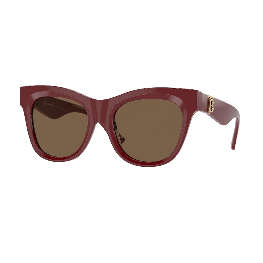 Óculos de Sol BE4418-411973-54 Burberry Quadrado Vermelho Acetato
