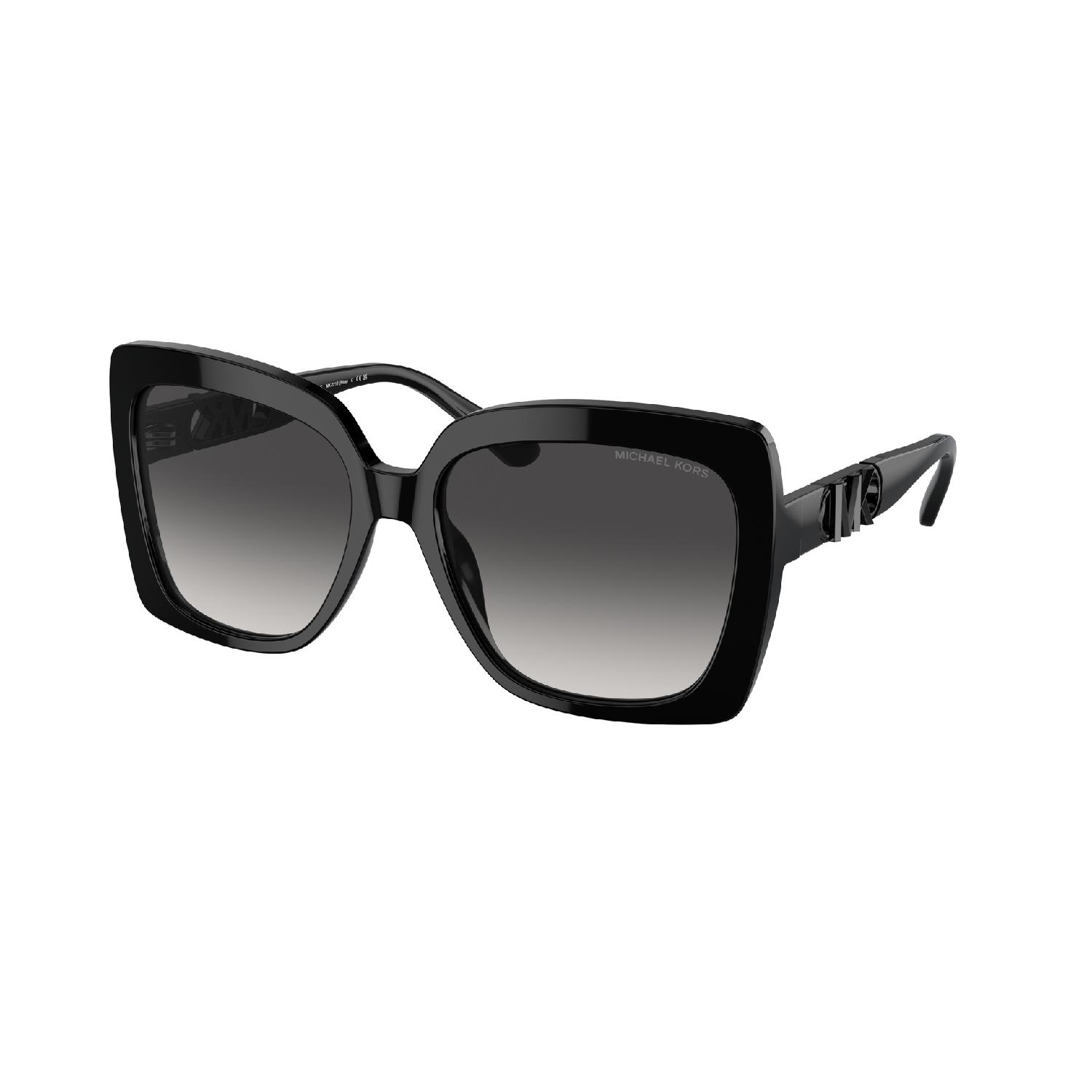 Óculos de Sol MK2213-30058G-57 Michael Kors Quadrado Preto Acetato