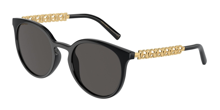 Óculos de Sol DG6189U-50187-52 Dolce & Gabbana Phantos Preto Injetado