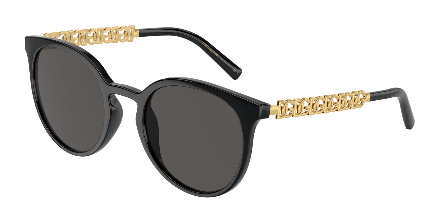 Óculos de Sol DG6189U-50187-52 Dolce & Gabbana Phantos Preto Injetado