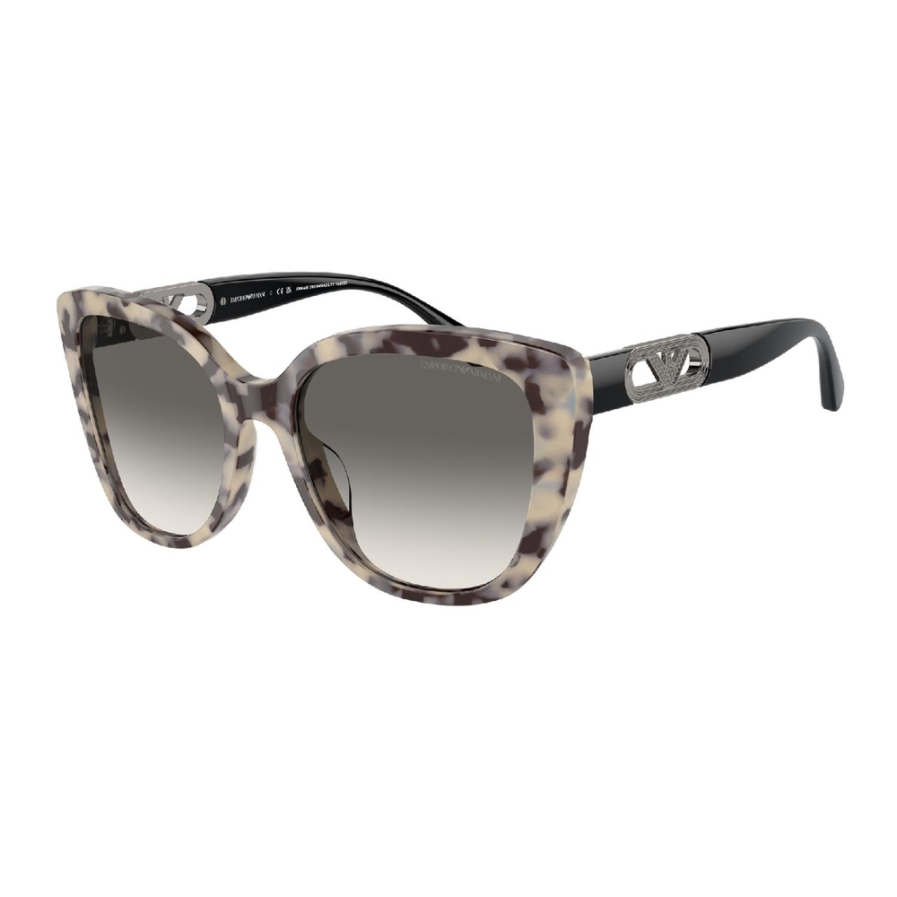 Óculos de Sol EA4214U-605811-54 Emporio Armani Borboleta Marrom Acetato