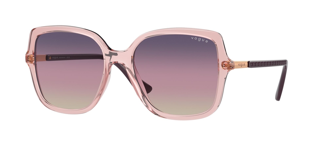 Óculos de Sol VO5538SL-2939U6-55 Vogue Quadrado Rosa Injetado