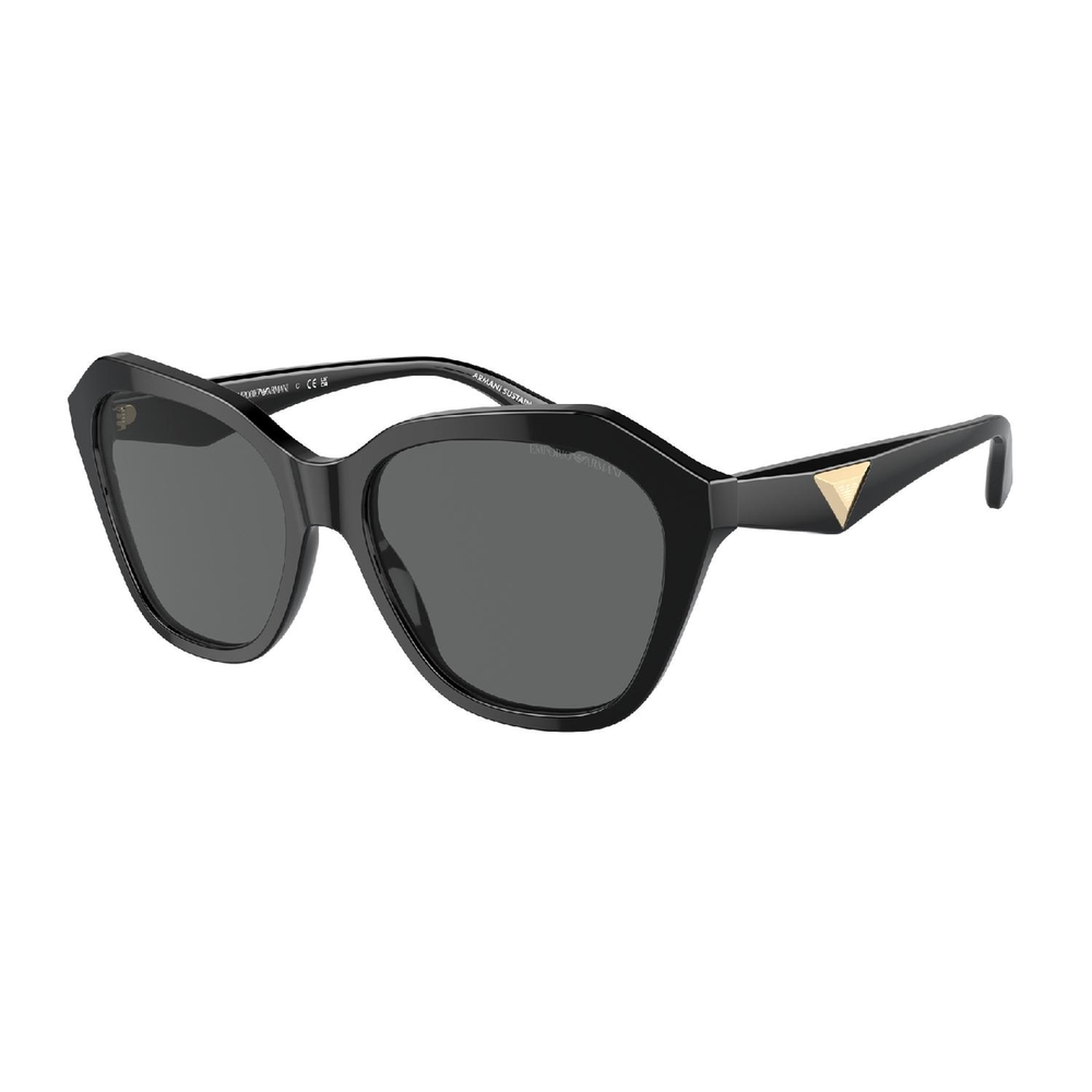 Óculos de Sol EA4221-501787-56 Emporio Armani Irregular Preto Acetato