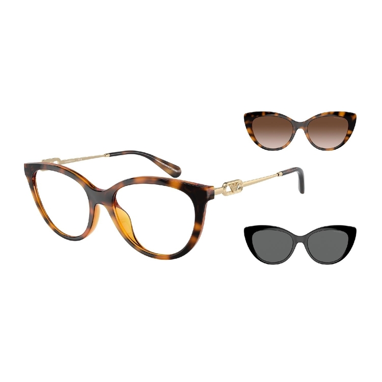 Óculos de Sol EA4213U-50261W-53 Emporio Armani Gatinho Tartaruga Injetado