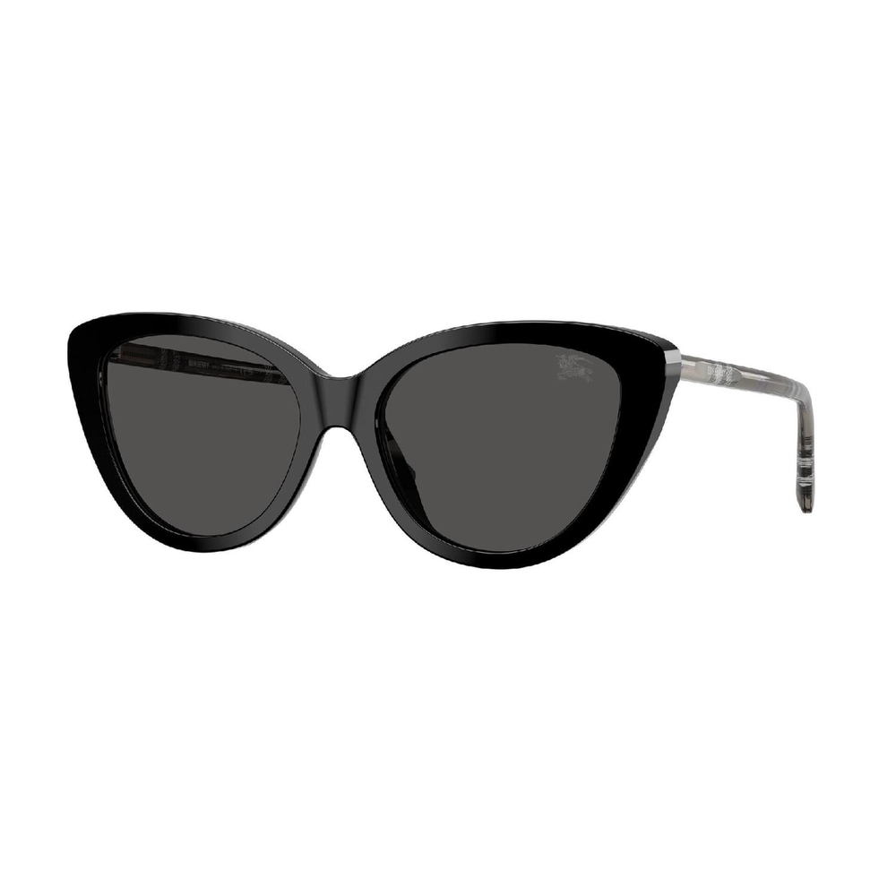 Óculos de Sol BE4457-416587-55 Burberry Gatinho Preto Acetato