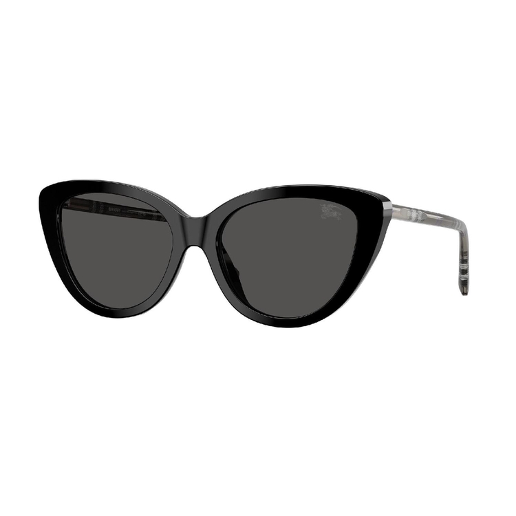 Óculos de Sol BE4457-416587-55 Burberry Gatinho Preto Acetato