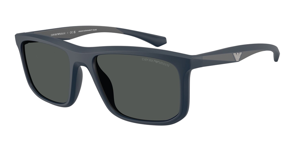 Óculos de Sol EA4234U-618587-57 Emporio Armani Quadrado Azul Injetado
