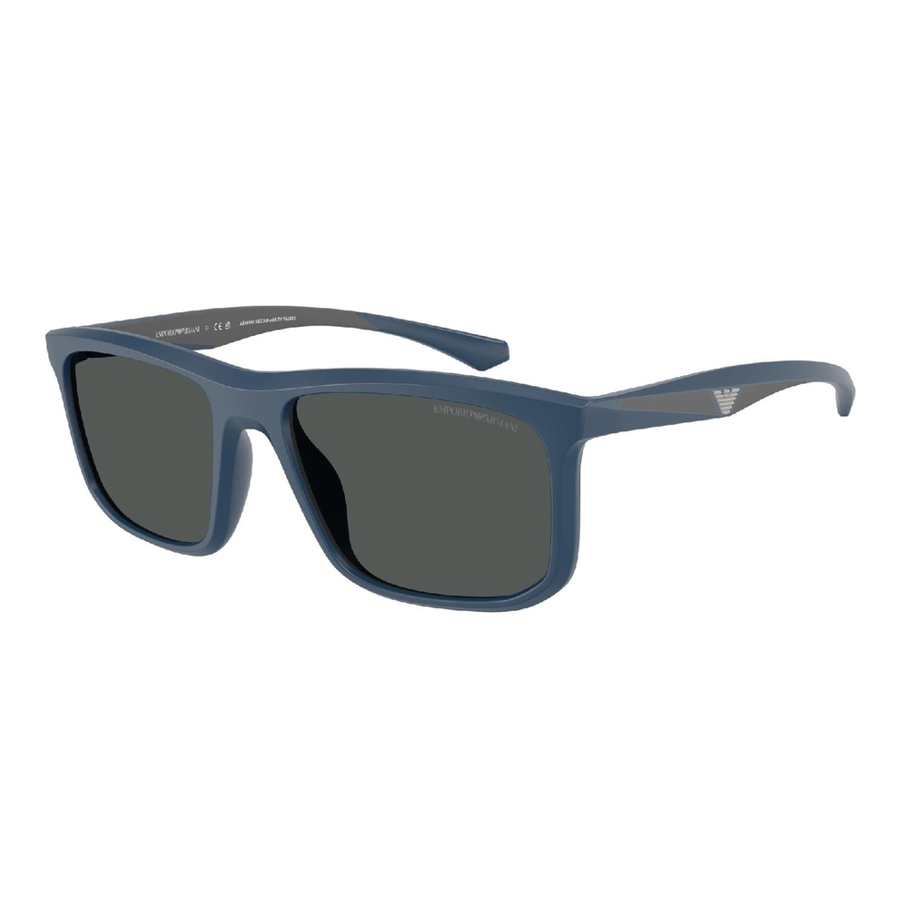 Óculos de Sol EA4234U-618587-57 Emporio Armani Quadrado Azul Injetado