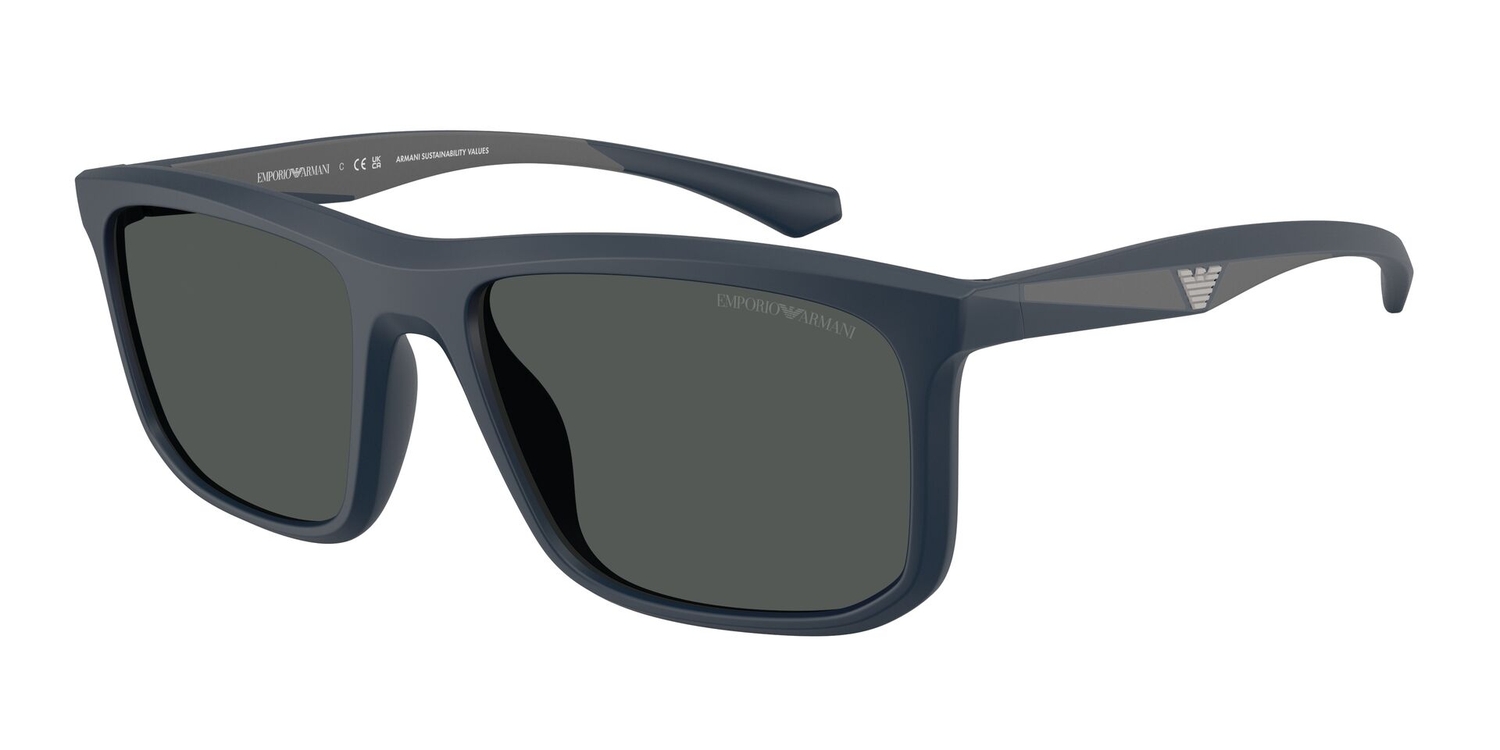 Óculos de Sol EA4234U-618587-57 Emporio Armani Quadrado Azul Injetado