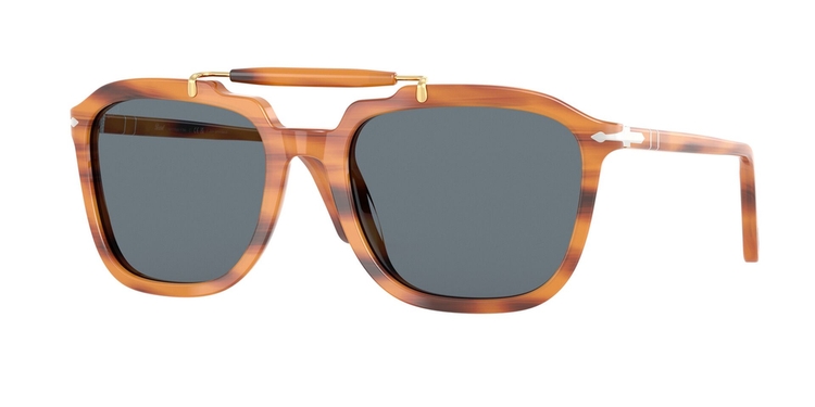 Óculos de Sol PO0203S-960R5-57 Persol Quadrado Tartaruga Acetato